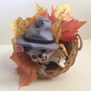 Vintage Annalee Cornucopia Pilgrim Thanksgiving So Cute